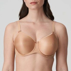 Prima Donna Seamless Satin Bra in Cognac